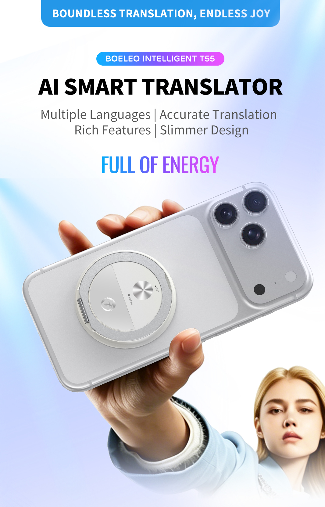 AI Voice Cloning Device Meeting Summary Translation Simultaneous Interpretation