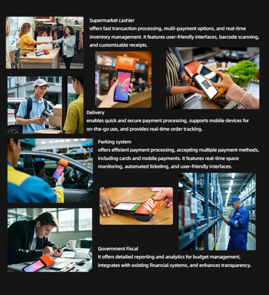 Handheld Pos Devices Mobile Credit Card Machine Android Pos Device