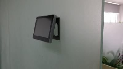 white/black color 7 inch recess wall auto boot industrial poe terminal android tablet pc
