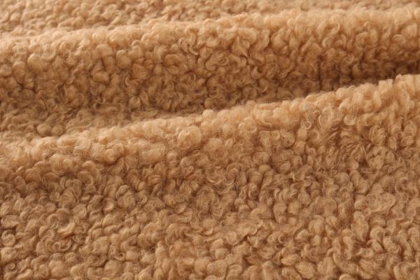 Recycled Soft 100  Polyester Knitted Whole Sherpa Fleece Curly Fleece Plush Fabrics for Clothing Home Blankets Shoes