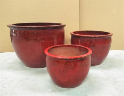potenciômetros exteriores cerâmicos de 44x32cm para plantas