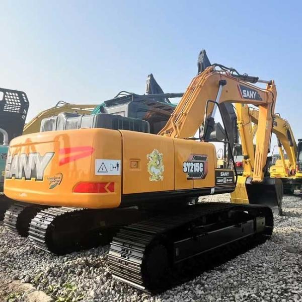 Used Excavator SANY SY215C Middle Crawler Excavator 1.4m3 Bucket Capacity