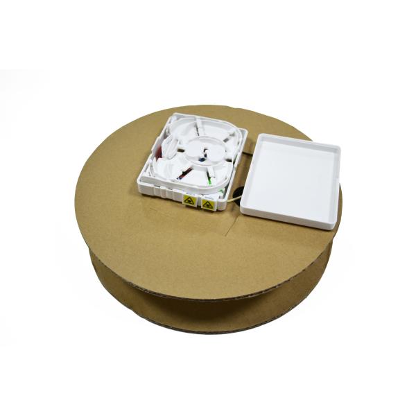 Rosetón FTTB del panel de la placa frontal de la fibra óptica de la caja terminal de la fibra óptica del ABS de la PC