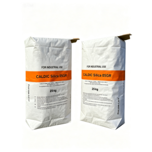 25kg Kraft Paper Valve Bag Waterproof Moisture-Proof Custom Pattern