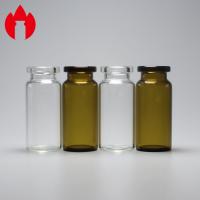 fiole utilisée médicinale transparente ou ambre de 10ml de Borosilicate de tube de verre