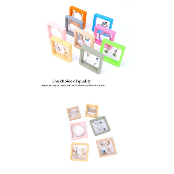 Jewelry PE Membrane Suspension Box , Jewelry Display Box Customized Size