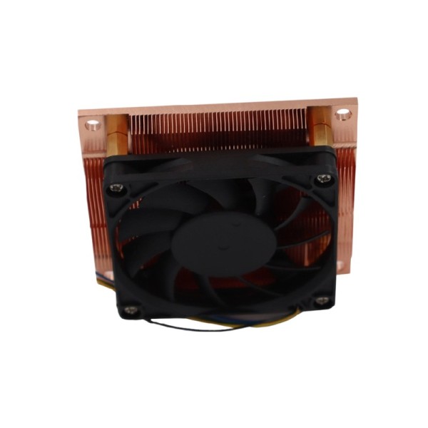 60mm PWM Fan All Copper CPU Heatsink Low Profile Cooler for Industrial Control Server Embedded System
