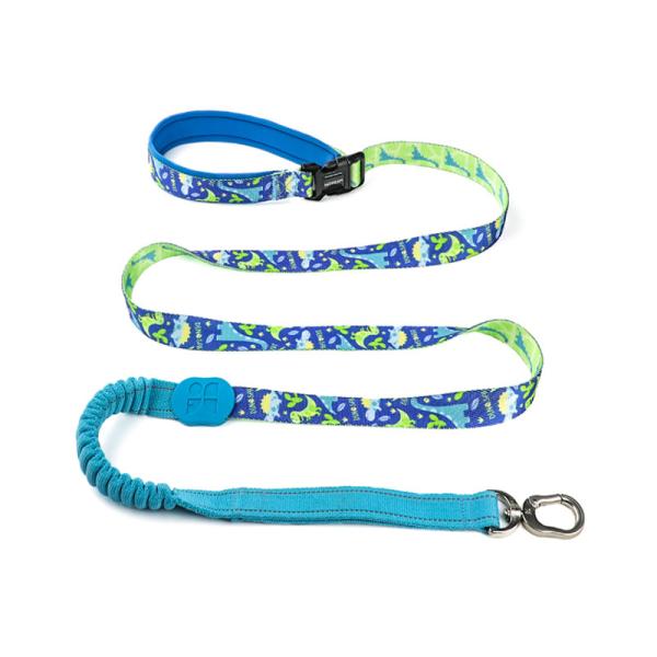 Rpet Fiber Quick Release Padded Dog Leash Soft Neoprene 10 Foot 12 Foot 15 Foot