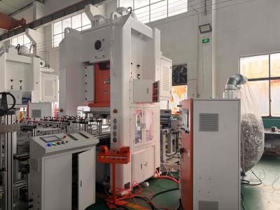 LK-T80 Aluminum Foil Making Machine with Mitsubishi PLC Touch Screen 80ton Press and 4-Cavity Mold