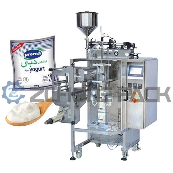 Máquina de embalagem de leite vertical automática, líquido / pasta, bombas de aço inoxidável de qualidade alimentar resistente à ferrugem e oxidação