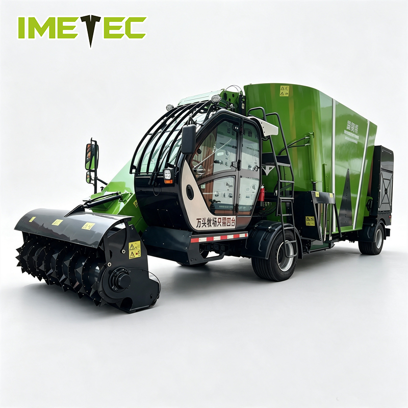 ODM Self Propelled TMR Feed Mixer Wagon Mixer Integrated Mixing Stirring Conveying And Feeding