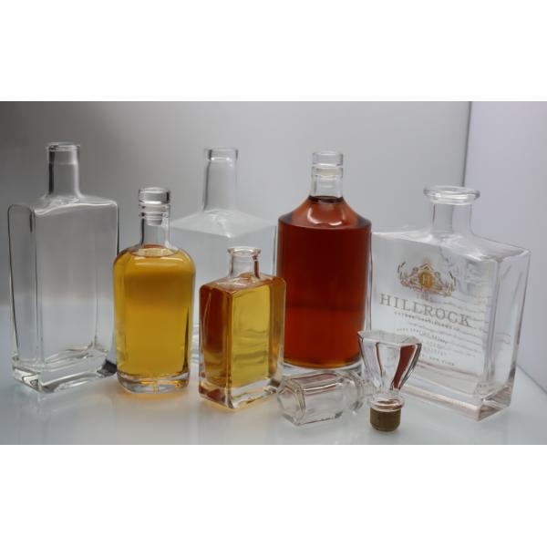 Бутылки духа Бурбона XO бутылка водки стекла вискиа Кристл мини овальная