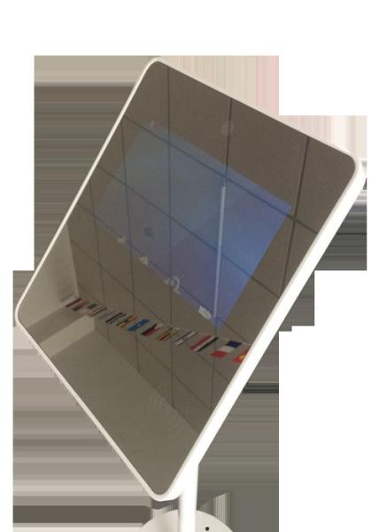 Miroir magique de cabine de photo d'Android 75KHZ 600cd/m2 32in