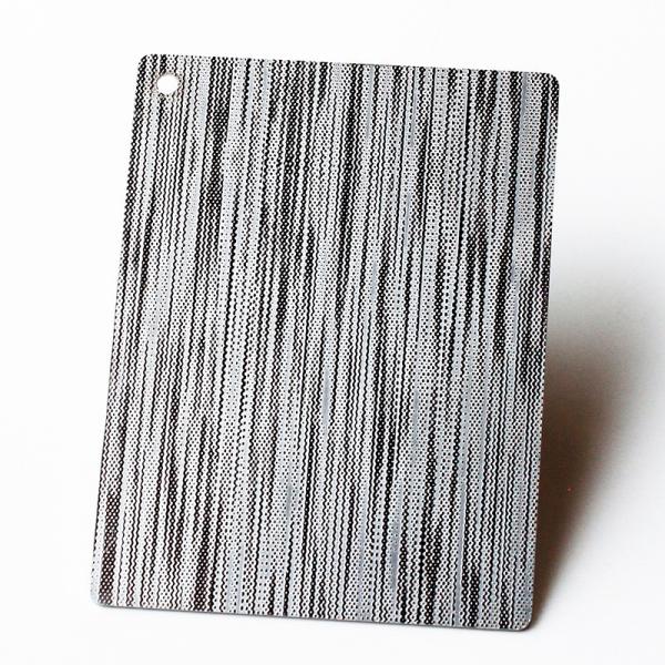 Embossed 0.7Mm Stainless Steel Sheet Stripes Texture 2B BA No.4 Decorative Wall Cladding