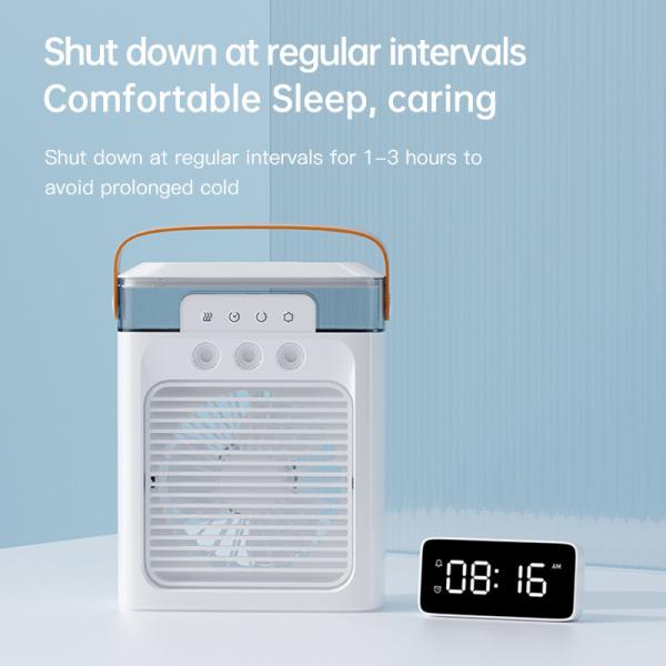 6inch Rechargeable Fold USB Mini Tower Fan with Air Cooler Control Manual Switch