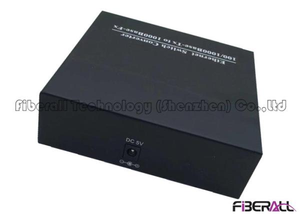 1000M Ethernet Switch Converter Single Fiber with 1 FC Optical Port 8 RJ45 Ports