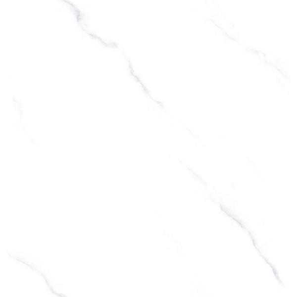 Carrara Blanc 800x800 mm Porcelaine vitrée poli pour le salon