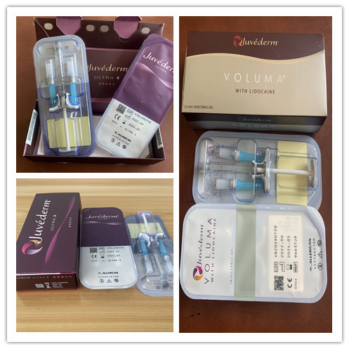 llenadores cutáneos ácidos hialurónicos inyectables de los llenadores del labio de 2x1ml Juvederm