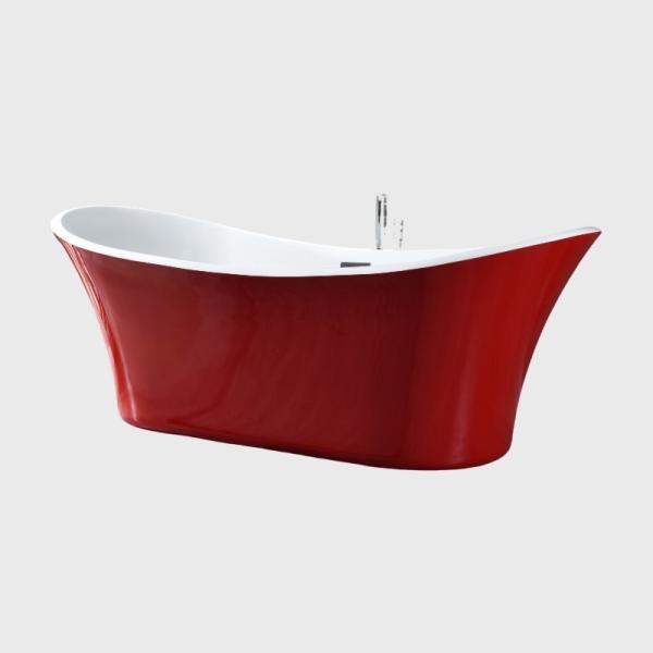 Hotel Relaxation Freestanding Slipper Bath Oval Small Big Size Floor Mounted