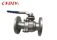 DN50 DN 100 válvula de esferas de aço inoxidável CF8/CF8M corpo de ligação com flange PN10/16 extremidades
