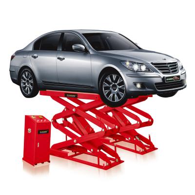 o carro 3.5T automotivo de 2130mm Scissor o cilindro dobro do elevador para a reparação de automóveis