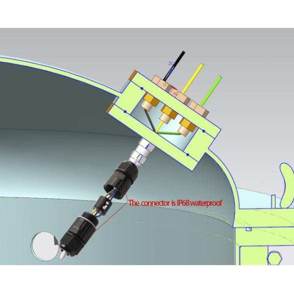 IEC 60529 IPX8 Камера испытаний с непрерывным погружением 350L Резервуар для воды под высоким давлением