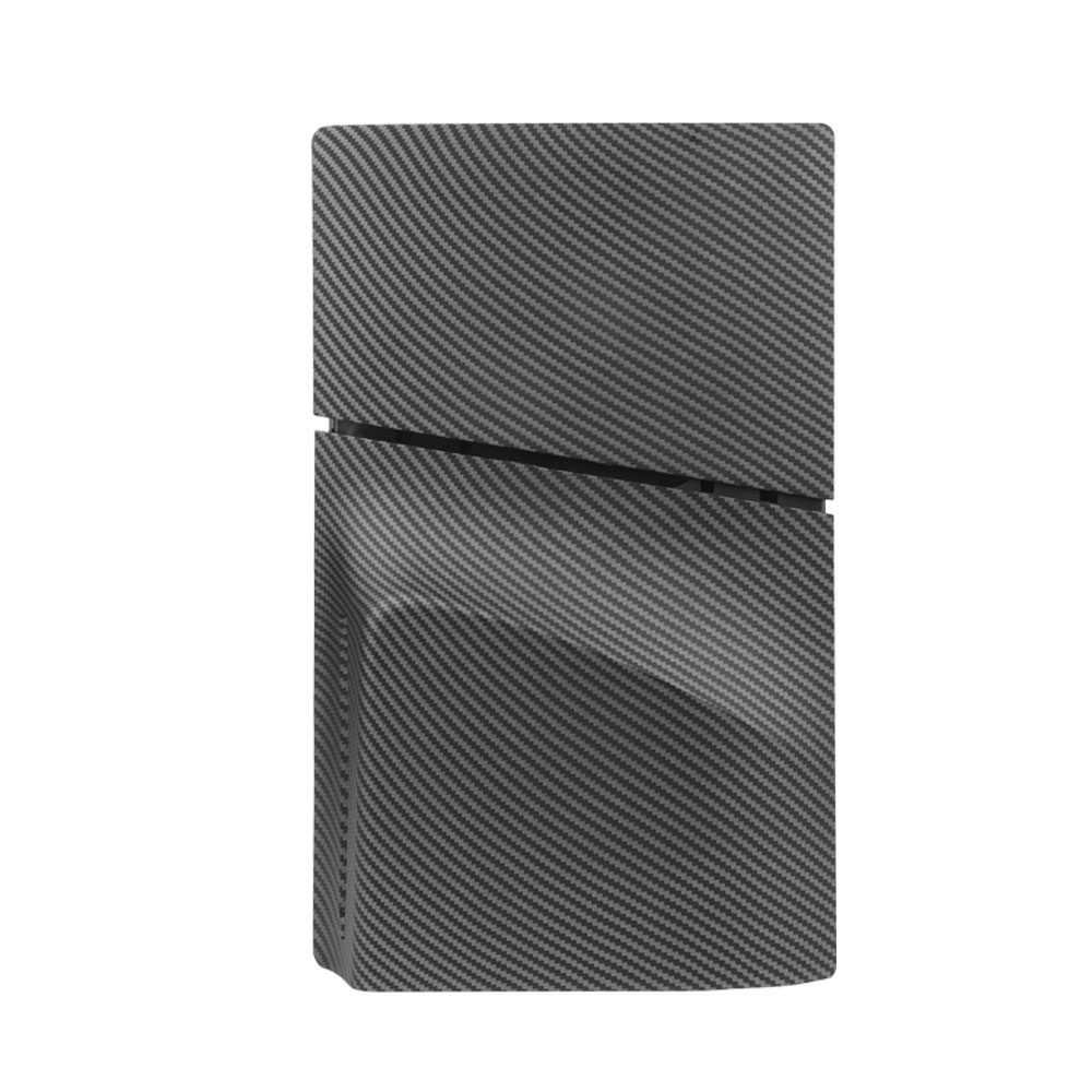 Laudtec Sjk936 Carbon Fiber Texture Case Water Sticker Protective Replacement Shell for CD-ROM Version for PS5 Slim Game