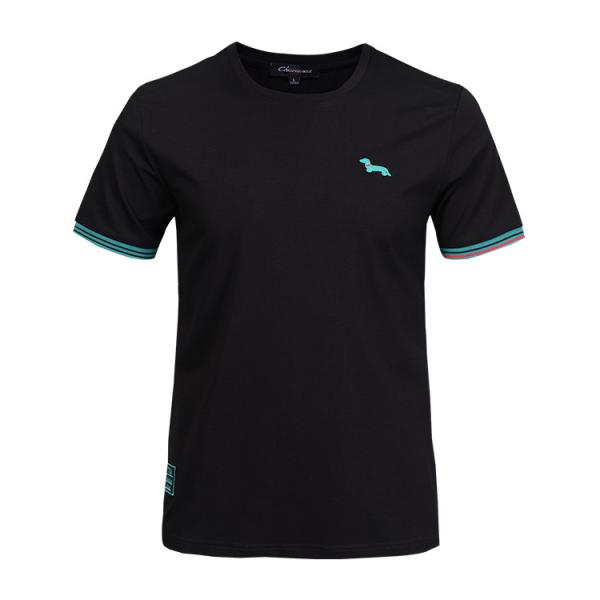 Summer Fashionable Mens T Shirts / Breathable Polo Shirts Short Sleeve