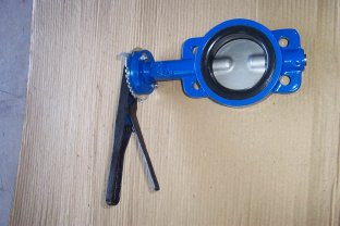 Simple and Compact Construction Two Shaft Wafer Butterfly Valve For Air, Steam, Water