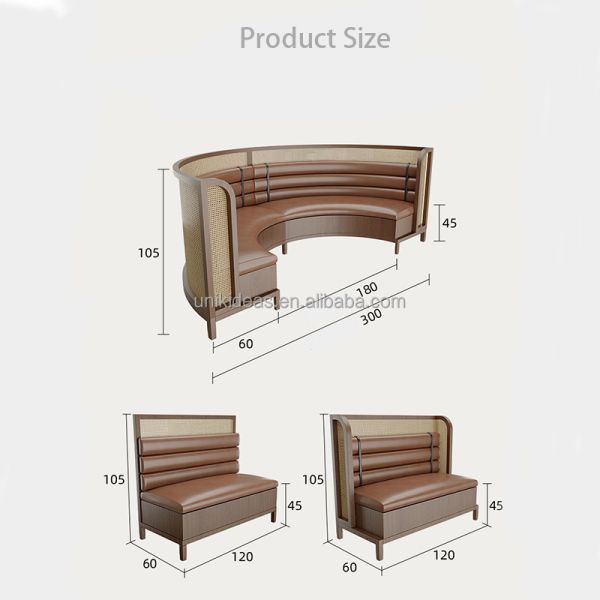Hot Sale Custom Cafe Restaurant Furniture Table and Chair Set  Solid Wood Rattan Commercial Factory Direct