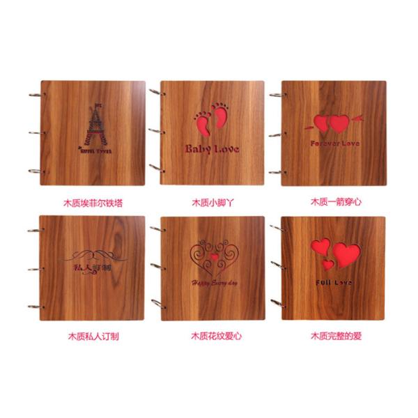 Wood Made Baby Keepsake Box Photo Album , Milestone Stickers Baby Shower Gift