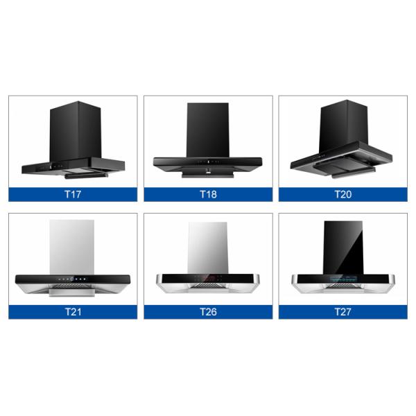 Touch Switch Kitchen Electric Modern Stylish Extractor T Shape Cooker Hood Range Hoods