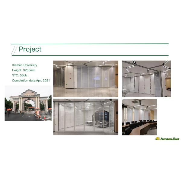 Conference Folding Operable partition wall system Removable Soundproof Room