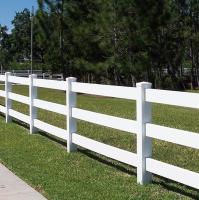 1.2m Blanco 3-Rail PVC de trabajo pesado cerca de caballos