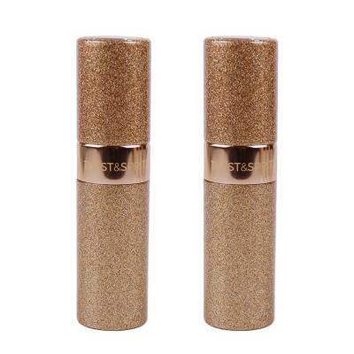 Torsion de bouteille de parfum en métal de 0.68OZ 20ml vers le haut d'atomiseur de parfum d'or
