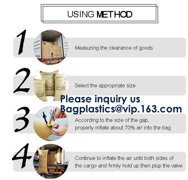 Inflatable Void Fill Air Cushion, Pillow Dunnage Airbags, Shipping Container Cagoes Protection