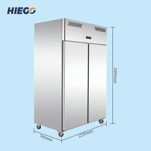 refrigerador 500L ereto comercial para o equipamento da cozinha do restaurante do hotel