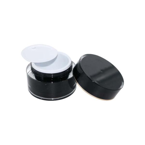 Cosmetic Packaging Plastic Cosmetic Jars , Wide Mouth Empty Cosmetic Containers