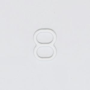 Nylon Coated Metal 11mm Bra Adjuster Slider , Bra Sliders And Rings