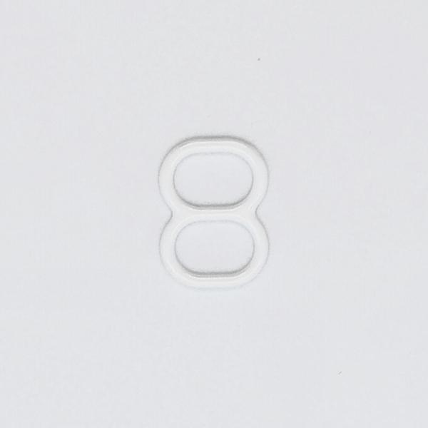Nylon Coated Metal 11mm Bra Adjuster Slider , Bra Sliders And Rings