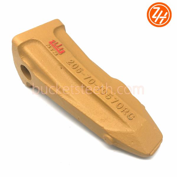 SHANTUI Abrasion Resistant 205-70-19570 Pc200 Ex200 Sy215 Rock Excavator Bucket Teeth Heavy Equipment KOMATSU