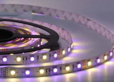 A luz de tira flexível SMD do diodo emissor de luz 5050 RGBW 12V/24V com o UL da largura de 12mm FPC aprovou