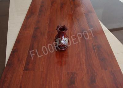 Home Laminate Wood Flooring , Kitchen Laminate Flooring AC4 E1 Waxed Maple Color