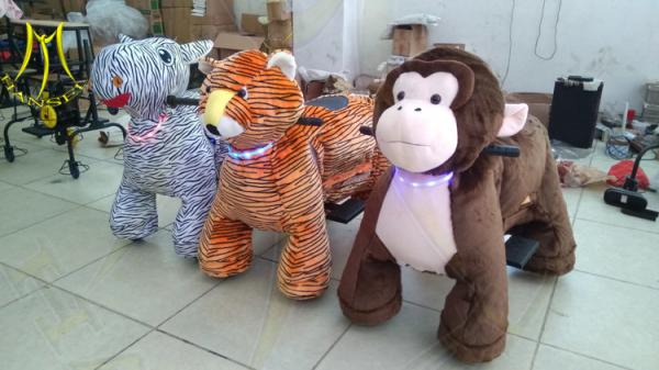Hansel 2018 plush animal scooter ride on car kids electric animal toys cars for kids