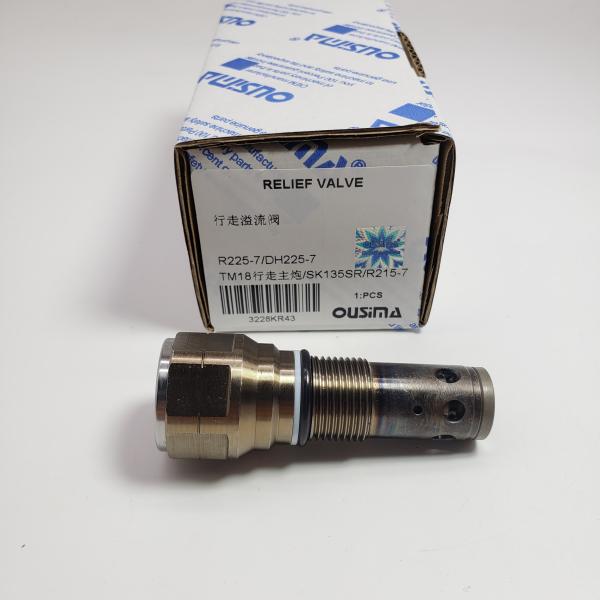 Hydraulic Valve Relief Valve For R225-7 DH225-7 TM18 SK135SR R215-7