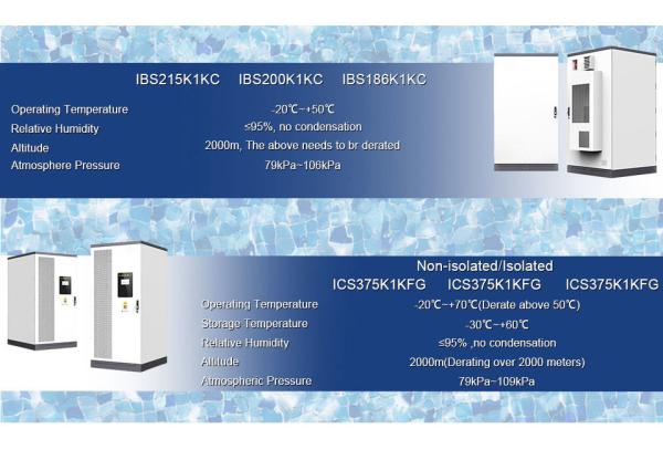 CAN IP55 Industrial Commercial Battery Energy Storage System With Temperature Range Of -30C- 55C