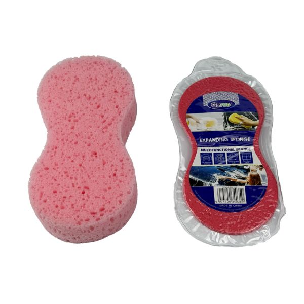 Yellow Pink Seaweed Sponge Soft High Absorbent Car Wash Sponge