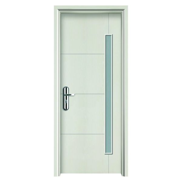 Eco Friendly and Soundproof WPC Glass Door with Custom Surface Treatments for Residential and Commercial Spaces