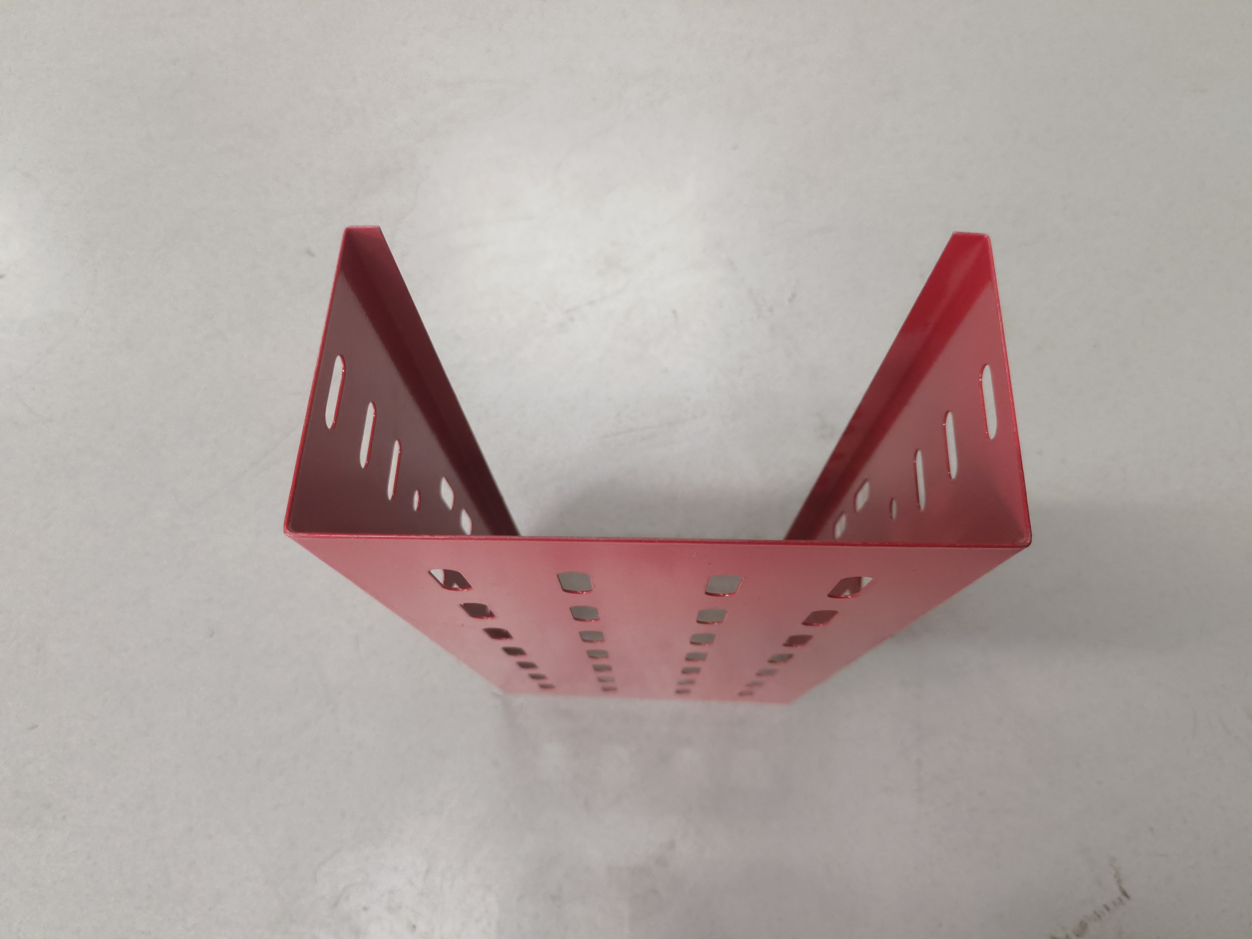 Steel Perforated Ventilated Cable Tray | Custom Sized Cable Support Tray for Heat-Dissipating Power & Signal Cable Layout