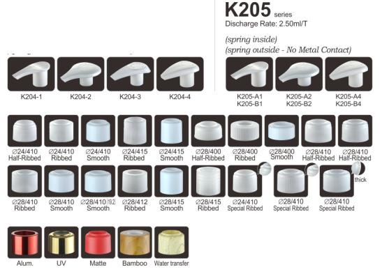 Multiscene Liquid Lotion Dispenser Pump 2CC 24 410 Recyclable K205